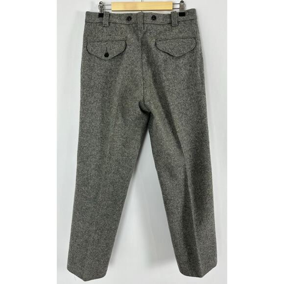 Vintage C.C. Filson Mackinaw Wool Field Pants Size 34x32 Trousers Gray Lot 89 - Picture 5 of 14